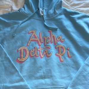 Baby Blue ALPHA DELTA Pi (ADPi) Hoodie